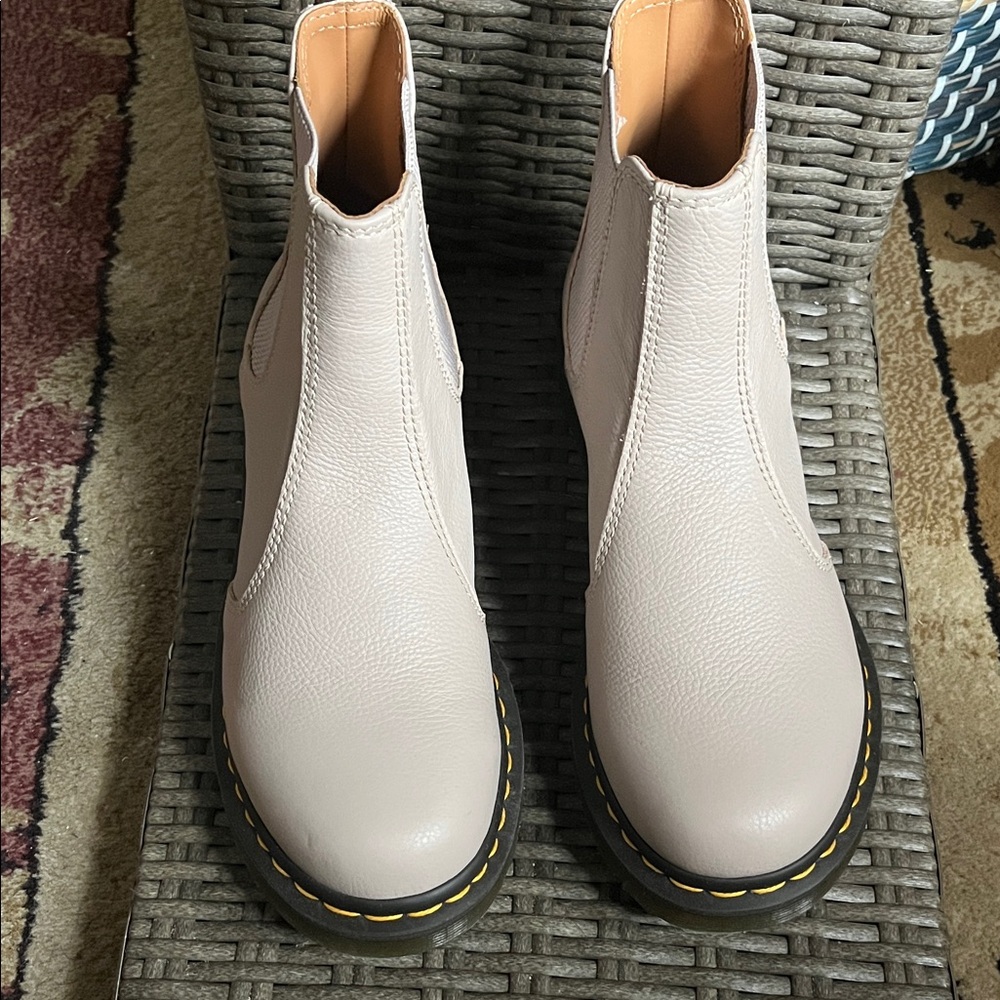 Dr. Martens Cream Chelsea Boots